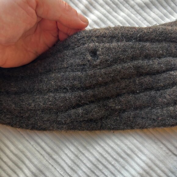Vintage Authentic Structure 100% Lambswool Sweater Men’s L (Runs Small) Woolmark - Picture 14 of 15